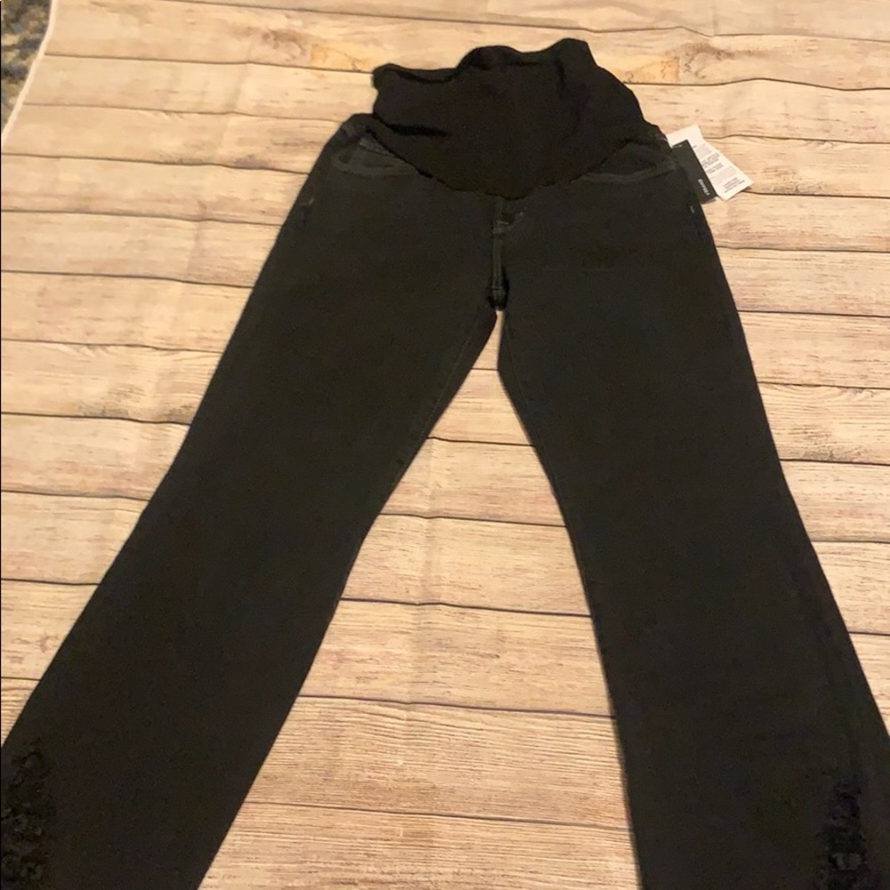 J Brand Size 29 Black cropped denim